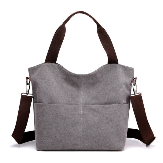 Shoulder women bag canvas bag