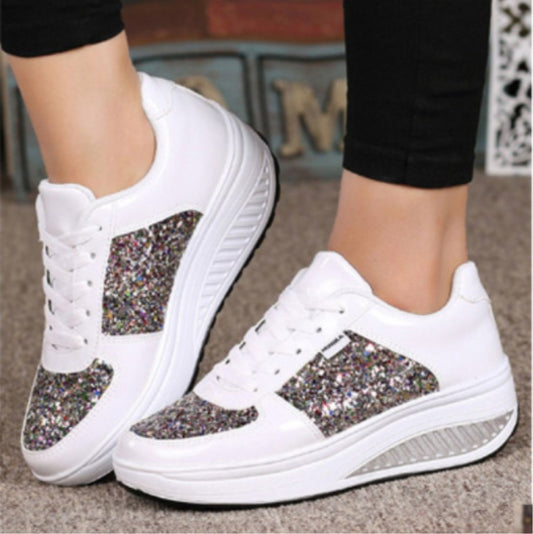 Sequin women's sneakers