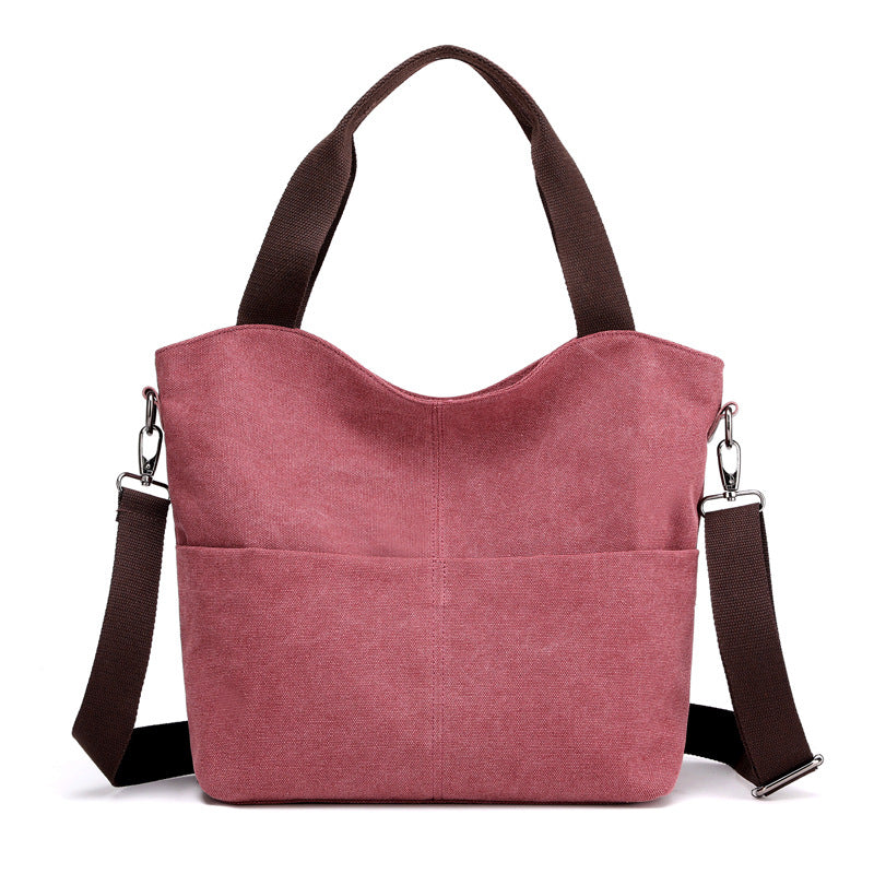 Shoulder women bag canvas bag