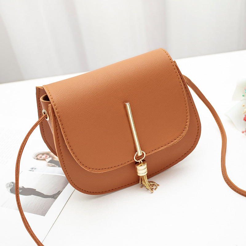 Shoulder bag tassel round bag women bag