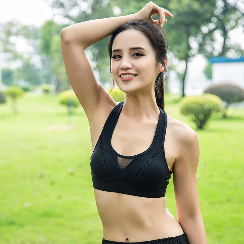 Cross gather beauty back sports bra