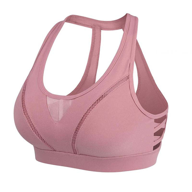 Cross gather beauty back sports bra