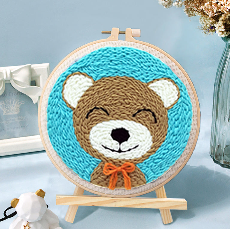 Beginners Wool Poke Embroidery Handmade Creative Material Package