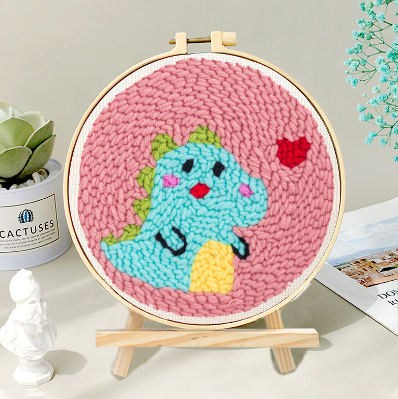 Beginners Wool Poke Embroidery Handmade Creative Material Package