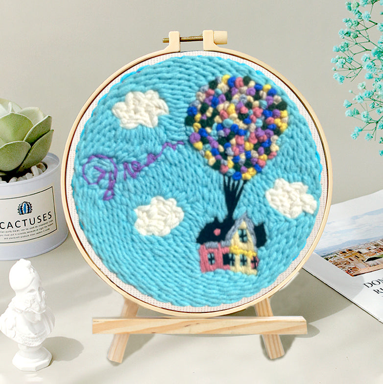 Beginners Wool Poke Embroidery Handmade Creative Material Package