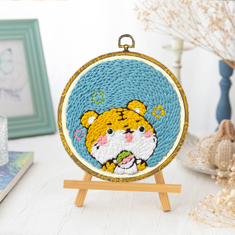 Beginners Wool Poke Embroidery Handmade Creative Material Package