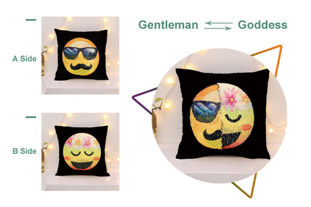 FACE CHANGING EMOJI PILLOWS